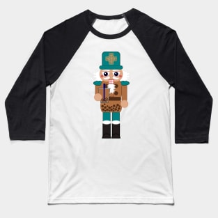 Boba Milk Tea Nutcracker Baseball T-Shirt